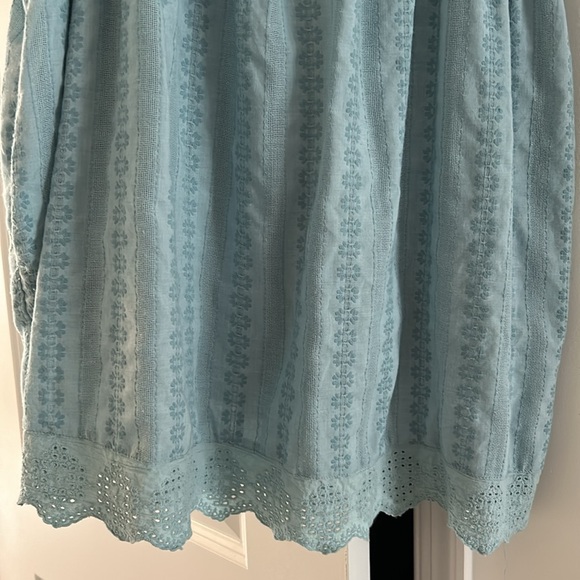 Red Dress - 	Heart So Full Light Blue Romper Dress - Picture 4 of 4